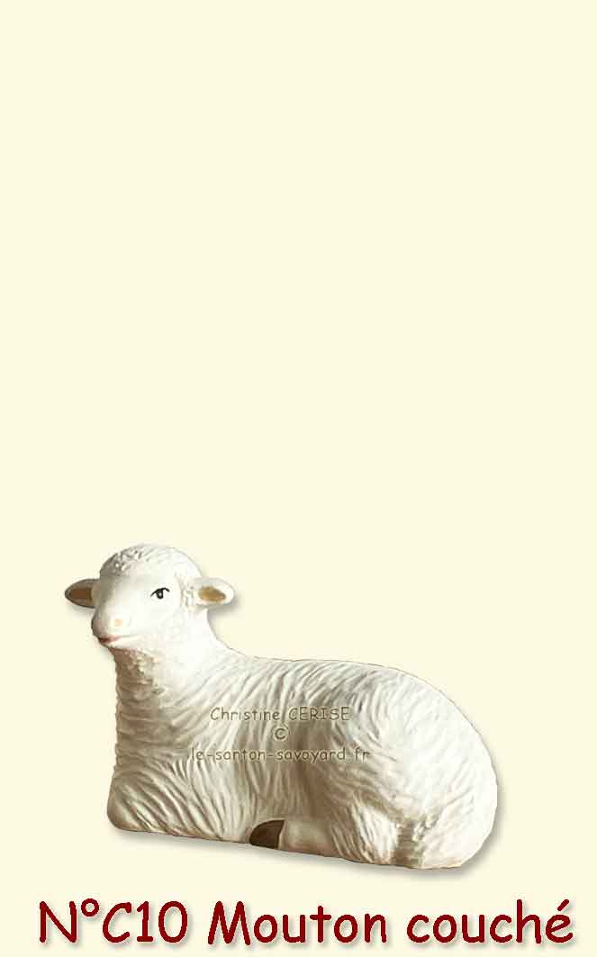 N°C10 Mouton couché